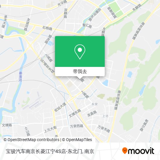 宝骏汽车南京长菱江宁4S店-东北门地图