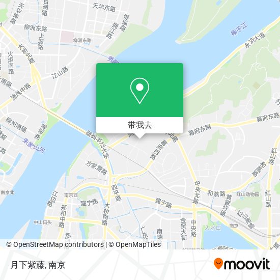 月下紫藤地图