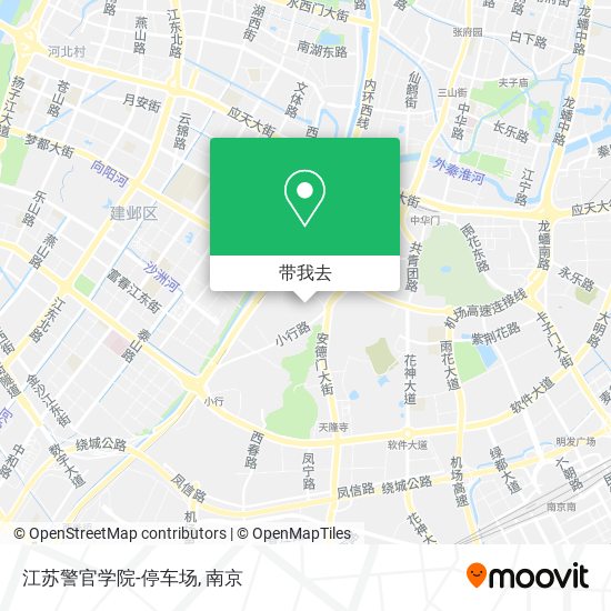 江苏警官学院-停车场地图