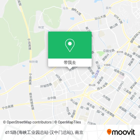 d15路(海峡工业园总站-汉中门总站)地图