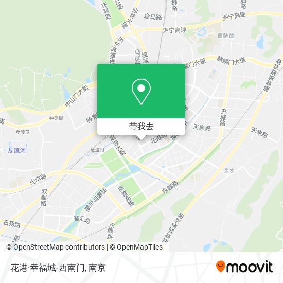 花港·幸福城-西南门地图