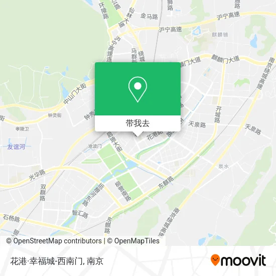 花港·幸福城-西南门地图