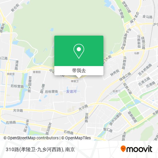 310路(孝陵卫-九乡河西路)地图