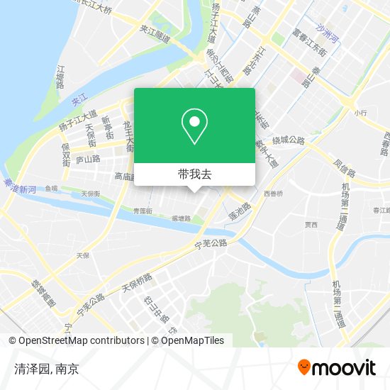 清泽园地图