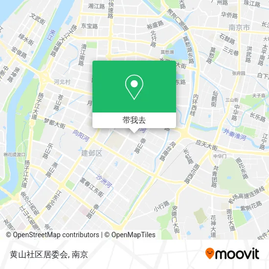 黄山社区居委会地图