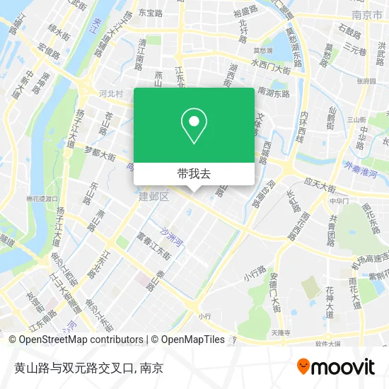 黄山路与双元路交叉口地图