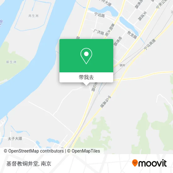 基督教铜井堂地图