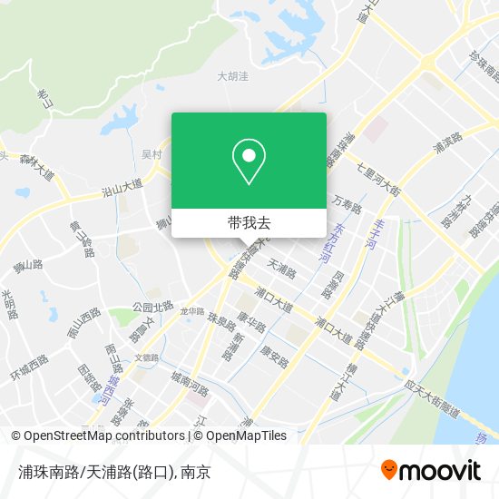 浦珠南路/天浦路(路口)地图