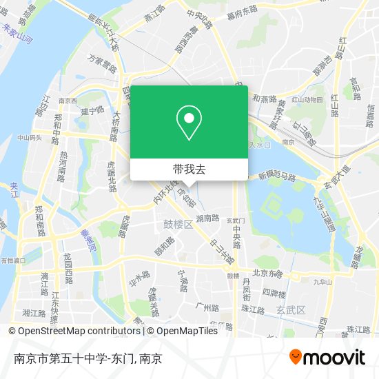 南京市第五十中学-东门地图