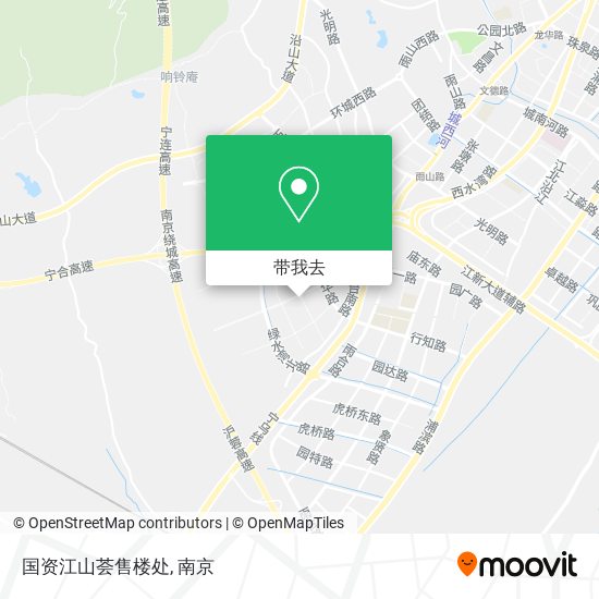 国资江山荟售楼处地图