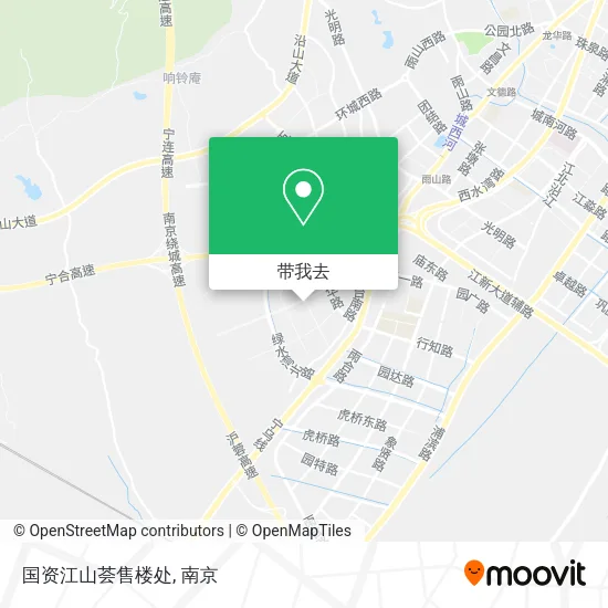 国资江山荟售楼处地图