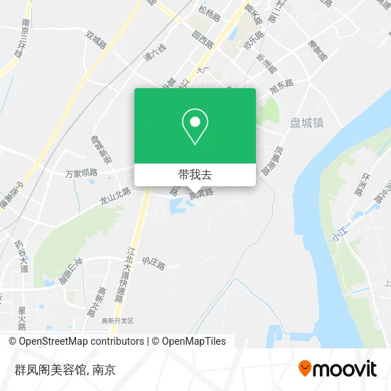 群凤阁美容馆地图