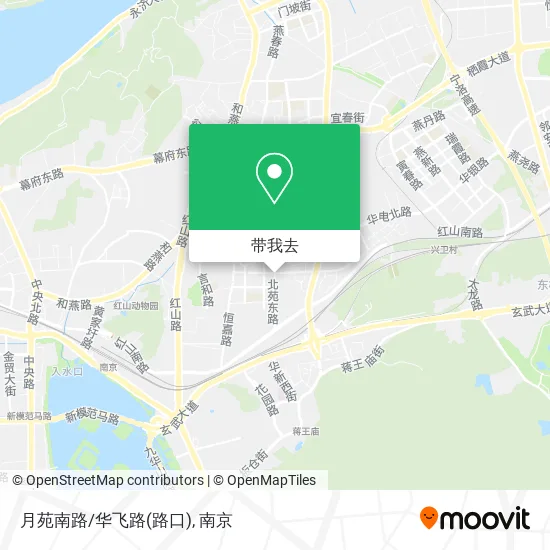 月苑南路/华飞路(路口)地图