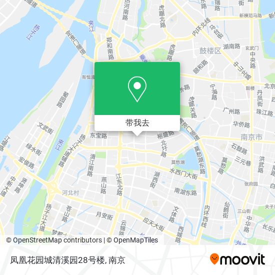 凤凰花园城清溪园28号楼地图