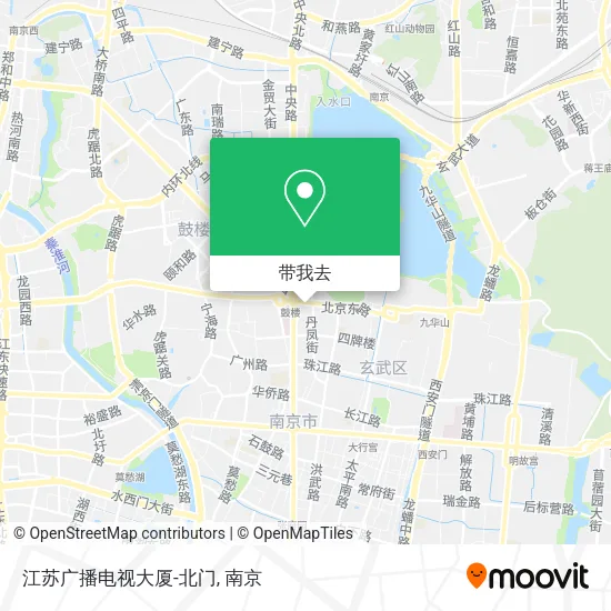 江苏广播电视大厦-北门地图