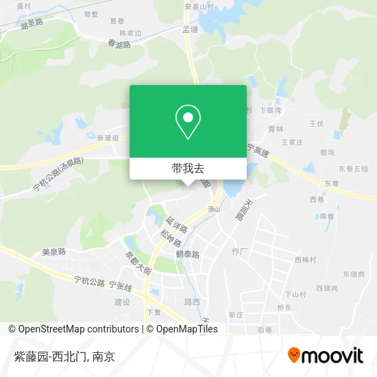 紫藤园-西北门地图