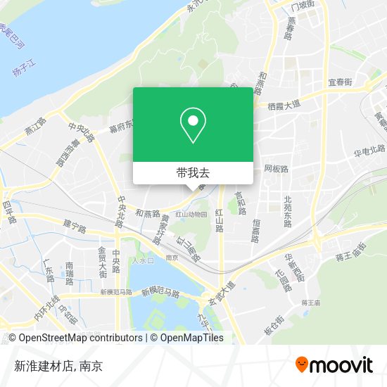 新淮建材店地图