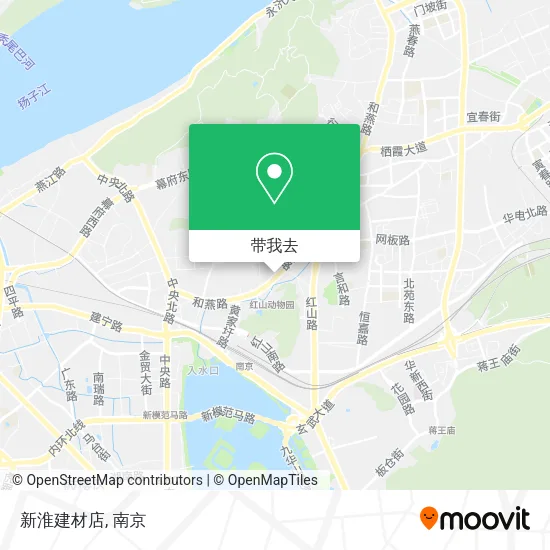 新淮建材店地图