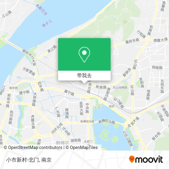小市新村-北门地图