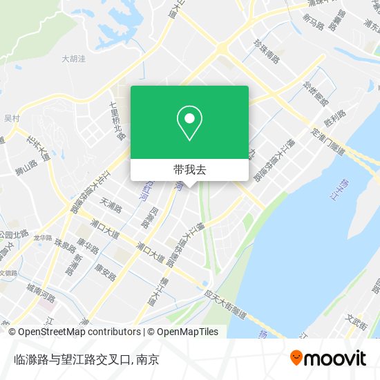 临滁路与望江路交叉口地图