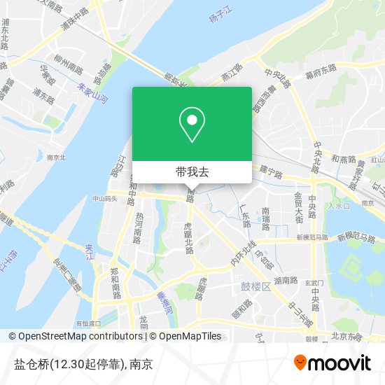 盐仓桥(12.30起停靠)地图