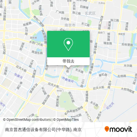 南京普杰通信设备有限公司(中华路)地图