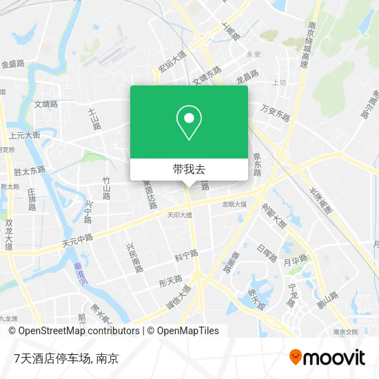 7天酒店停车场地图