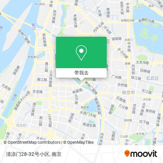清凉门28-32号小区地图