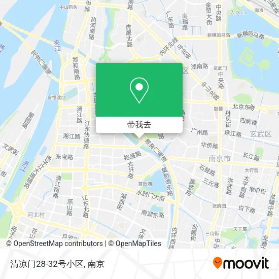 清凉门28-32号小区地图