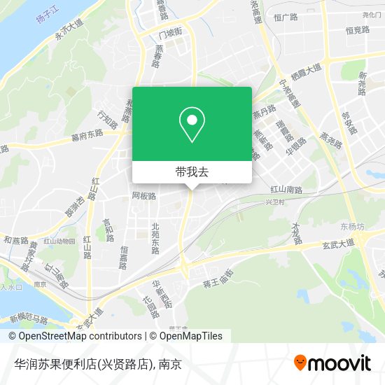 华润苏果便利店(兴贤路店)地图