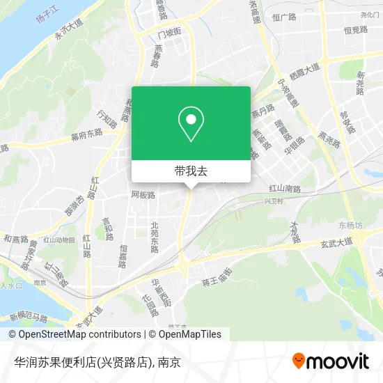 华润苏果便利店(兴贤路店)地图