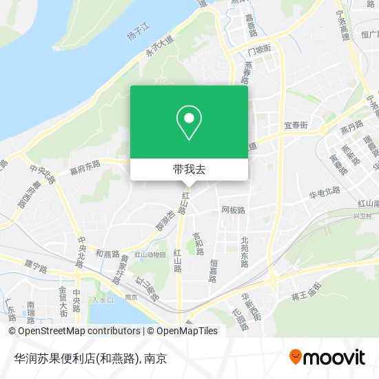 华润苏果便利店(和燕路)地图