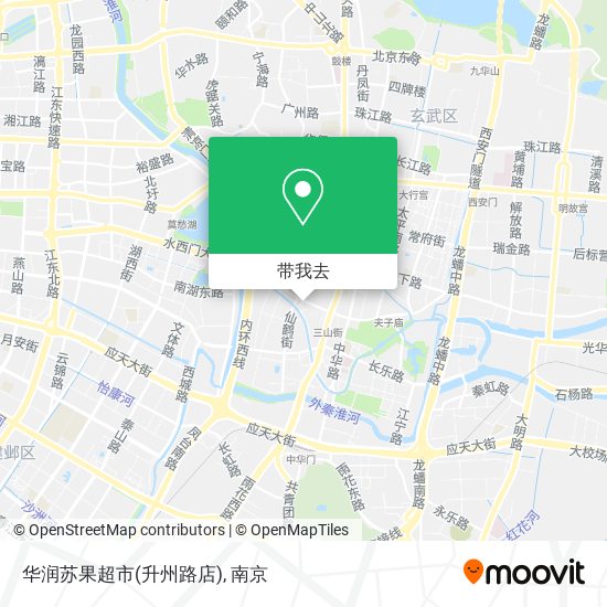 华润苏果超市(升州路店)地图