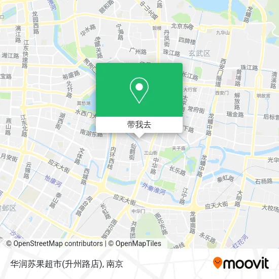 华润苏果超市(升州路店)地图