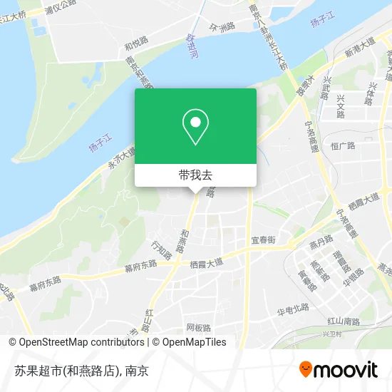 苏果超市(和燕路店)地图