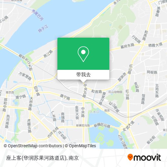 座上客(华润苏果河路道店)地图