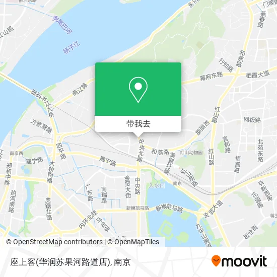 座上客(华润苏果河路道店)地图