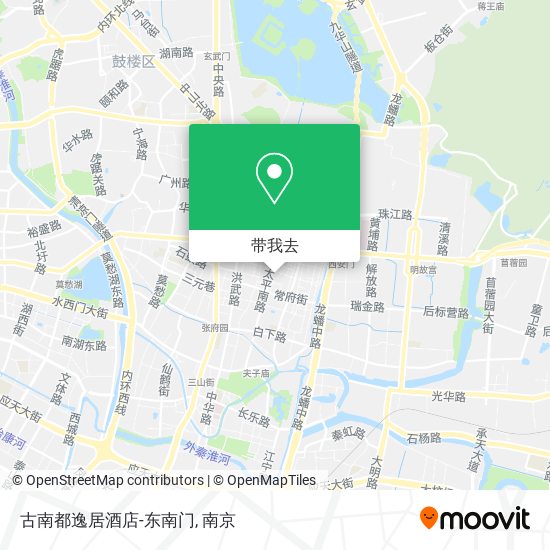 古南都逸居酒店-东南门地图