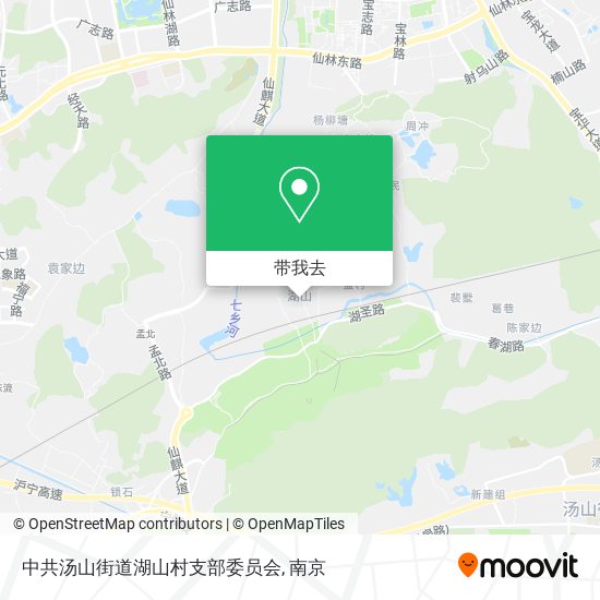 中共汤山街道湖山村支部委员会地图