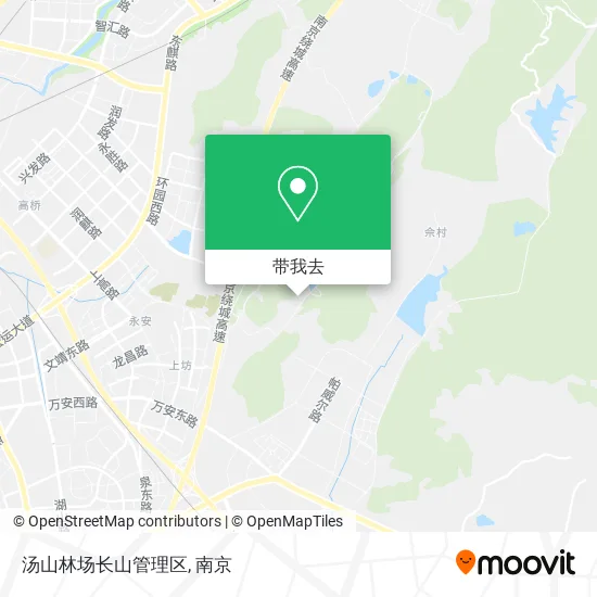 汤山林场长山管理区地图