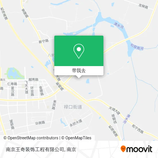 南京王奇装饰工程有限公司地图