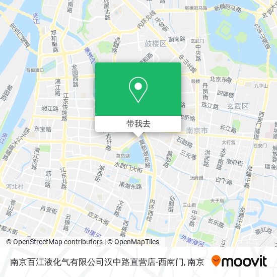 南京百江液化气有限公司汉中路直营店-西南门地图