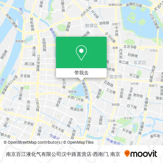 南京百江液化气有限公司汉中路直营店-西南门地图