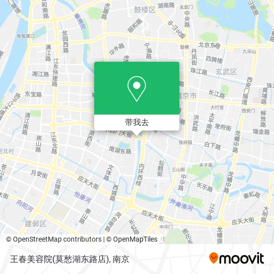 王春美容院(莫愁湖东路店)地图