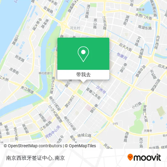 南京西班牙签证中心地图