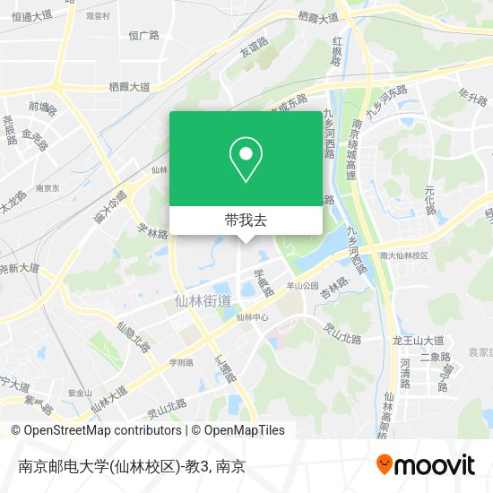 南京邮电大学(仙林校区)-教3地图