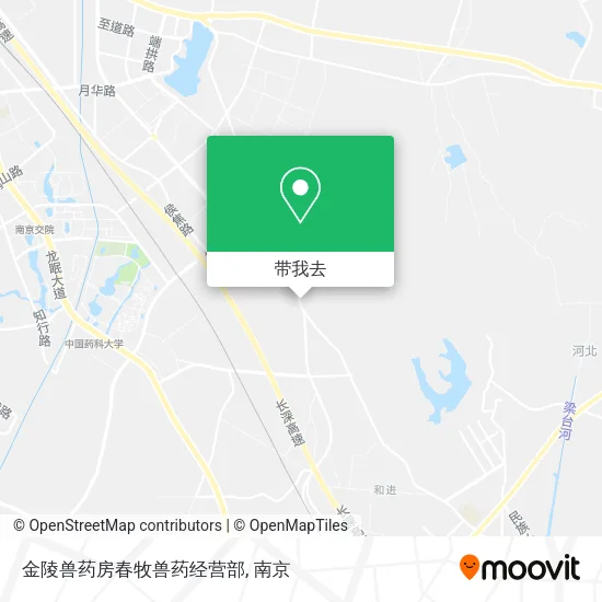 金陵兽药房春牧兽药经营部地图