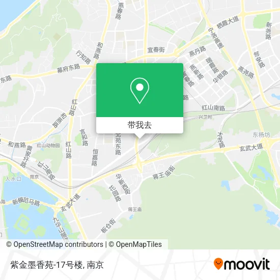 紫金墨香苑-17号楼地图