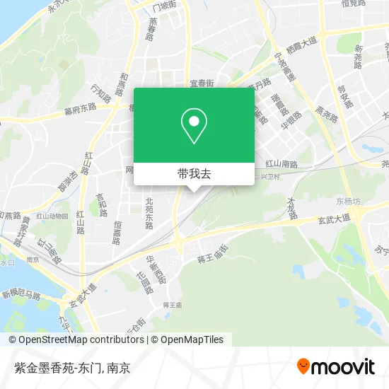 紫金墨香苑-东门地图
