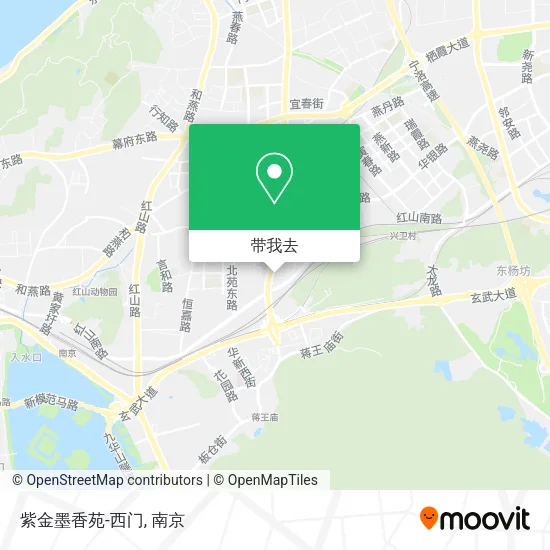 紫金墨香苑-西门地图